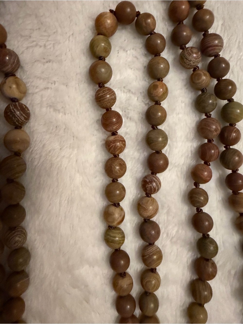 Natural Rainbow Jasper Multi-Tone Beaded Necklace - Women Jewelry